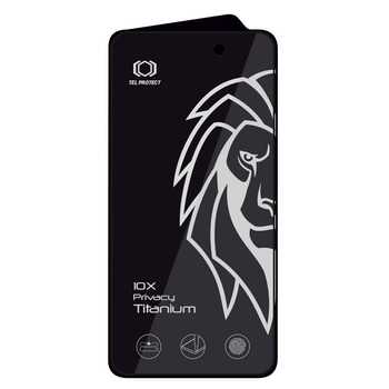Hartowane szkło Tel Protect 10X Privacy Titanium do Iphone 17 Pro