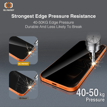 Hartowane szkło Tel Protect 10X Privacy DLC Diamond Coating do Iphone 18 Pro