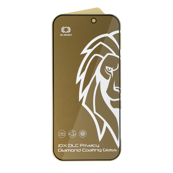 Hartowane szkło Tel Protect 10X Privacy DLC Diamond Coating do Iphone 18 Pro Max