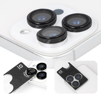 Hartowane szkło Tel Protect 3D Lens Aramid Series na aparat do Iphone 18 Pro/18 Pro Max (obiektyw 3 sztuki)