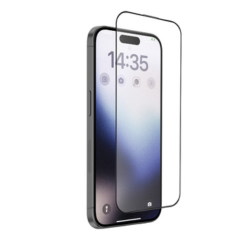 Hartowane szkło Tel Protect Full Glue 6D Matte do Iphone 18 Pro Max Max Czarne