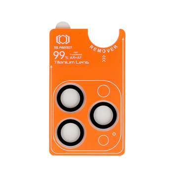 Hartowane szkło Tel Protect Titanium Lens 99% AR na aparat do Iphone 18 Pro/18 Pro Max przezroczyste (obiektyw 3 sztuki)