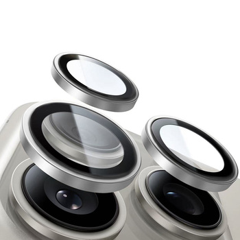 Hartowane szkło Tel Protect Titanium Lens 99% AR na aparat do Iphone 18 Pro/18 Pro Max przezroczyste (obiektyw 3 sztuki)