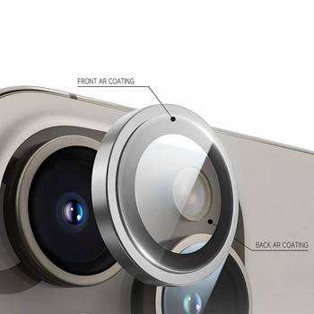Hartowane szkło Tel Protect Titanium Lens 99% AR na aparat do Iphone 18 Pro/18 Pro Max przezroczyste (obiektyw 3 sztuki)