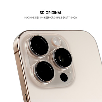 Hartowane szkło Tel Protect 3D Lens na aparat do Iphone 18 Pro/18 Pro Max przezroczyste (obiektyw 3 sztuki)