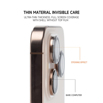 Hartowane szkło Tel Protect 3D Lens na aparat do Iphone 18 Pro/18 Pro Max jasnoniebieski (obiektyw 3 sztuki)
