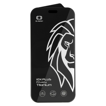 Hartowane szkło Tel Protect 10X Privacy Plus Titanium do Iphone 18 Pro