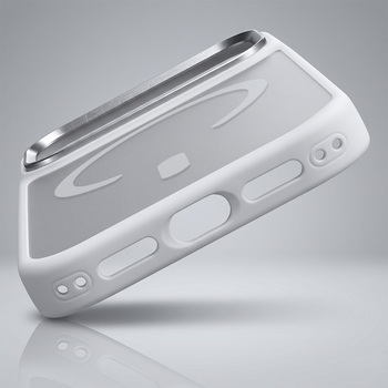 Liavec Cloudy Case with Metal Camera Frame do Iphone 18 Pro/17 Pro biały (Camera Control Button)