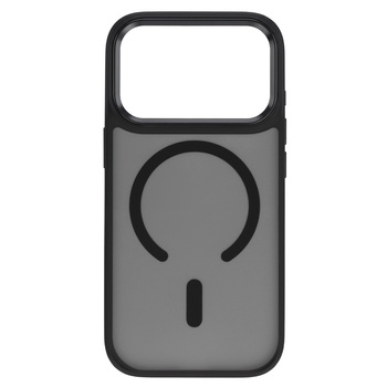 Liavec Cloudy Case with Metal Camera Frame do Iphone 18 Pro/17 Pro czarny (Camera Control Button)