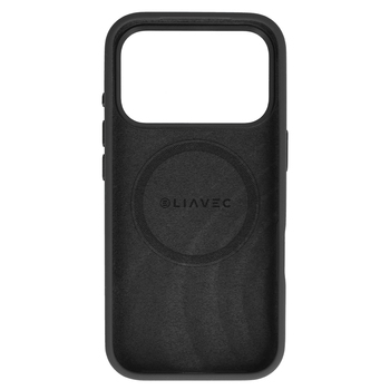 Liavec Silky Case with Metal Camera Frame do Iphone 18 Pro/17 Pro czarny