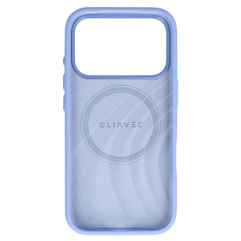 Liavec Silky Case with Metal Camera Frame do Iphone 18 Pro/17 Pro jasnoniebieski