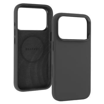 Liavec Silky Case with Metal Camera Frame do Iphone 18 Pro Max/17 Pro Max czarny