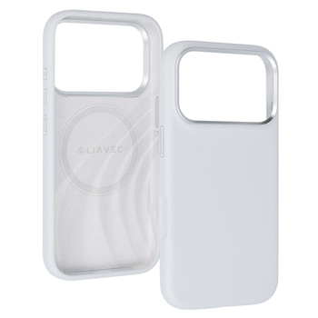 Liavec Silky Case with Metal Camera Frame do Iphone 18 Pro Max/17 Pro Max szary