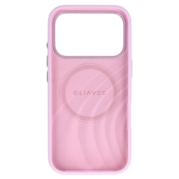 Liavec Silky Case with Metal Camera Frame do Iphone 18 Pro Max/17 Pro Max różowy