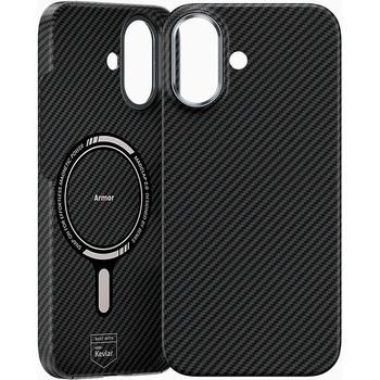 Benks Magnetic Armor Air Kevlar Case Metal Frame 600D (C.K.FL.AP.BK.0067) for Iphone 17 black (damaged packaging)