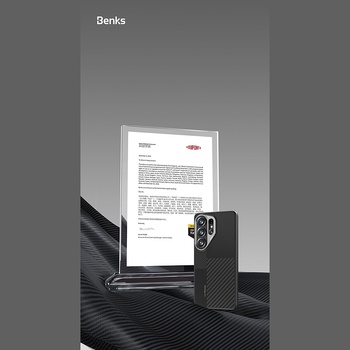 Benks Montage Magnetic Armor Pro Kevlar Case Metal Frame 600D+1500D (C.K.FL.SA.BK.L050) for Samsung Galaxy S26 Ultra black (damaged packaging)