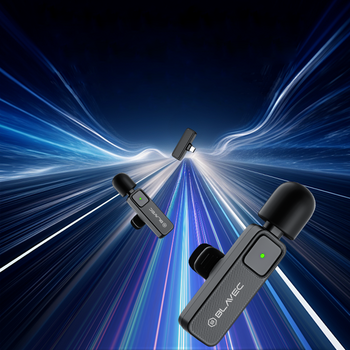 Blavec Lavalier Microphones x 2 MK-01 ClipGo Type C (LMMK01-B) black (damaged packaging)
