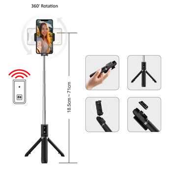 Blavec Selfie Stick Coco P-04 tripod + remote control 0,7 metres (SSCP04-TRB07) black (damaged packaging)