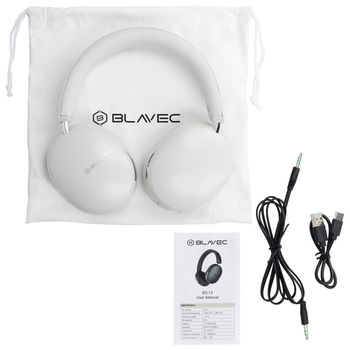 Blavec Over-ear Bluetooth Headphones BO-13 Bass Aceonix ANC (BO13-W) white (damaged packaging)