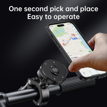 Blavec Uchwyt Rowerowy BV-03 Velo Quick Lock Magsafe to handlebar (BV03-QLMHB) black (damaged packaging)