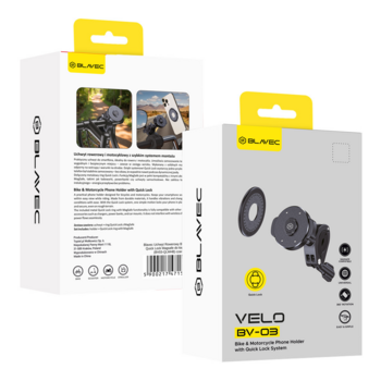Blavec Uchwyt Rowerowy BV-03 Velo Quick Lock Magsafe to handlebar (BV03-QLMHB) black (damaged packaging)