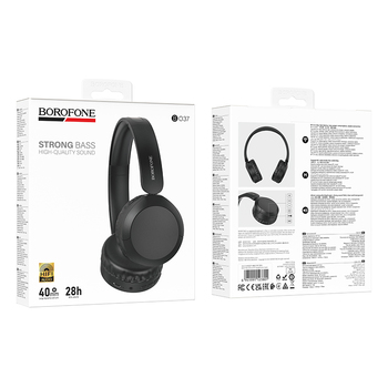 Borofone Headphones BO37 Marvellous bluetooth black (damaged packaging)