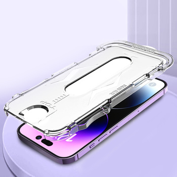 Hartowane szkło Full Glue Easy-Stick Box do IPHONE 17 PRO/18 PRO CZARNY