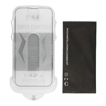 Hartowane szkło Full Glue Easy-Stick Box do IPHONE 17 PRO MAX/18 PRO MAX CZARNY