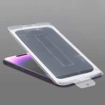 Hartowane szkło Full Glue Privacy Easy-Stick Box do IPHONE 17 PRO/18 PRO CZARNY