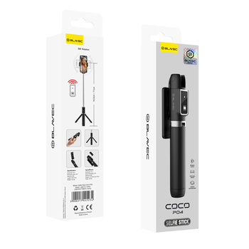 Blavec Selfie Stick Coco P-04 tripod + remote control 0,7 metres (SSCP04-TRB07) black (damaged packaging)