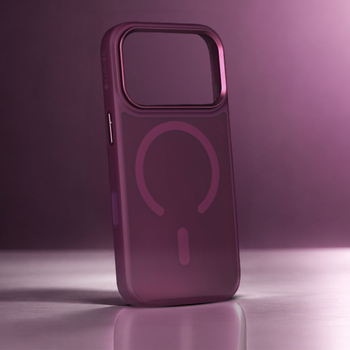 Liavec Cloudy Case with Metal Camera Frame for Iphone 18 Pro/17 Pro burgundy Control Button)