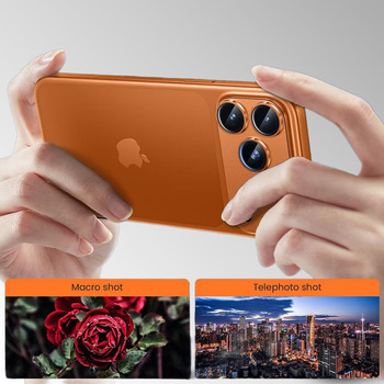 Tempered glass Tel Protect 95% AR+AF Full Metal Camera Protector on camera for Iphone 18 Pro Max glacier blue(camera island)
