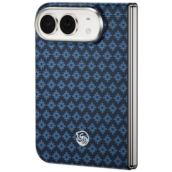 Benks Etui Magnetic Armor Grid Air Grand Combo (C.K.FL.AP.BE.B079) do iPhone Duo niebieski
