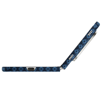 Benks Etui Magnetic Armor Grid Air Grand Combo (C.K.FL.AP.BE.B079) do iPhone Duo niebieski