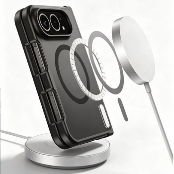 Full Matte Mag Cover for Iphone Duo black