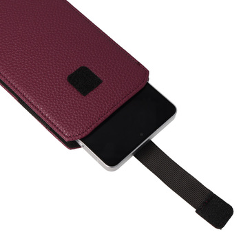 Kieszonka WONDER Flexi (ROZMIAR L) do Iphone 15/15 Pro/Iphone 16/16 Pro/Samsung S24/S24 Plus/S25/S25 Plus/A53/A55 5G Burgundowa