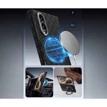 Benks Etui Magnetic Armor Grid Air Grand Combo (C.K.FL.SA.BK.0060) do Samsung Galaxy Z Fold 8 czarny