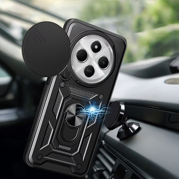 Slide Camera Armor Case do Xiaomi Redmi 17C/Redmi 14C Czarny