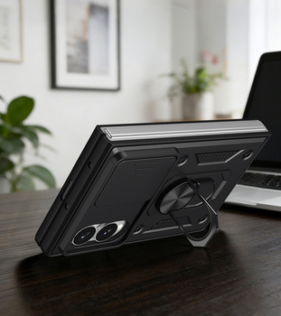 Slide Camera Armor Case do Samsung Galaxy Z Fold 8 Czarny
