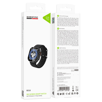 Borofone Smartwatch BD18 czarny