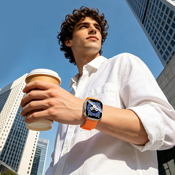 Borofone Smartwatch BD18 złoty tytan