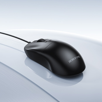 Borofone Computer mouse BG19 Moda wired black