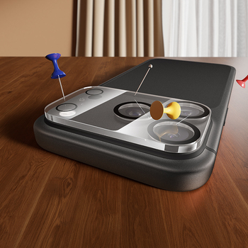 Borofone Hartowane szkło BF13 3D All-in-one na aparat do Iphone 18 Pro Max - 10 sztuk