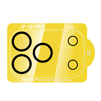 Borofone Hartowane szkło BF13 3D All-in-one na aparat do Iphone 18 Pro - 10 sztuk