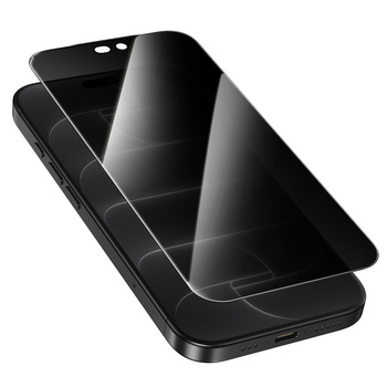 Borofone Hartowane szkło BF12 Armor Shield Full Screen Anti-spy do Iphone 17e/16e/14/13/13 Pro