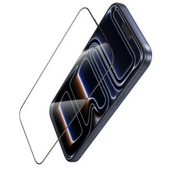 Borofone Hartowane szkło BF11 Armor Shield Full Screen HD do Iphone 16 Pro/17