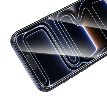 Borofone Hartowane szkło BF11 Armor Shield Full Screen HD do Iphone 16 Pro Max