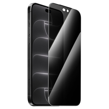 Borofone Hartowane szkło BF10 Armor Full Screen Anti-spy do Iphone 17e/16e/14/13/13 Pro - 10 sztuk