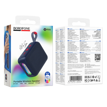 Borofone Głośnik Bezprzewodowy Bluetooth BR106 Felicitous granatowy