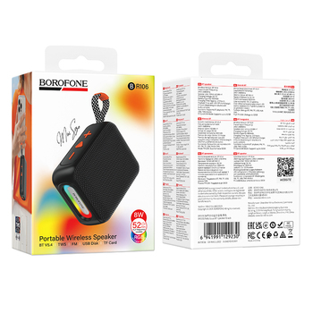 Borofone Głośnik Bezprzewodowy Bluetooth BR106 Felicitous czarny